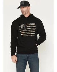 Buckwear Men's Camo Stars & Stripes Patriotic Hooded Sweatshirt