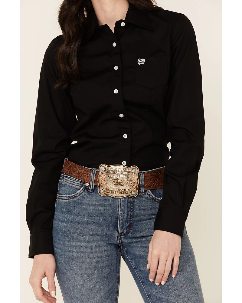 Cinch Women's Western Weave Pocket Shirt