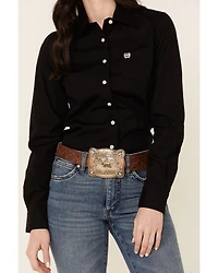 Cinch Women's Western Weave Pocket Shirt