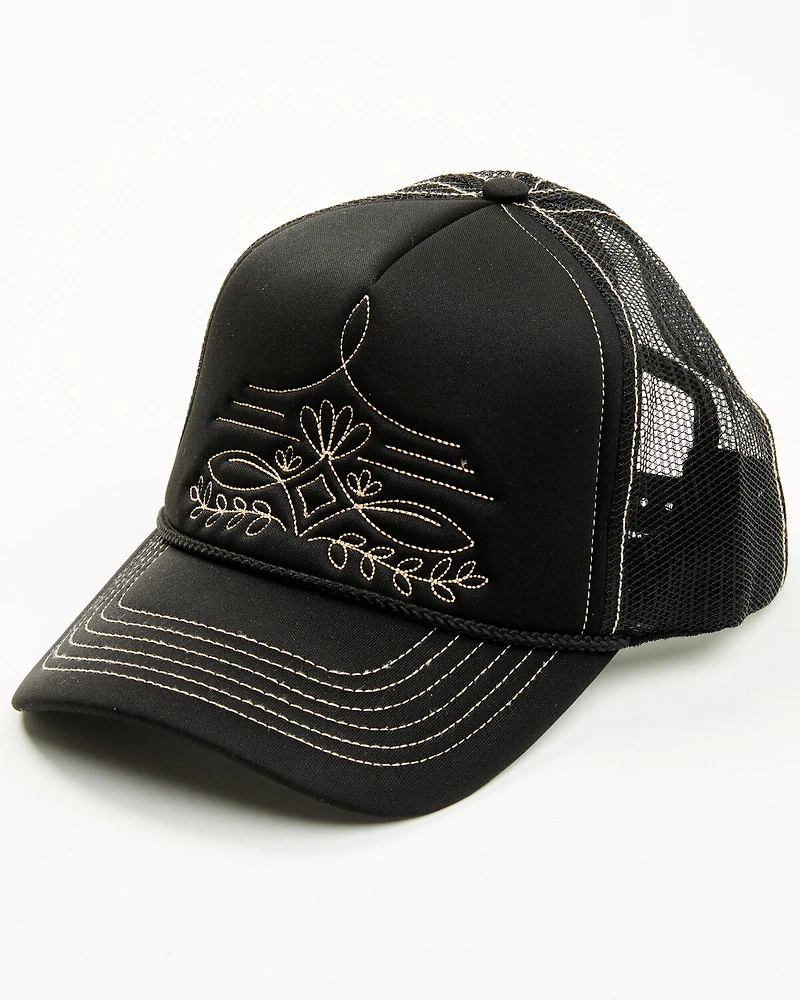 Shyanne Women's Boot Stitch Ball Cap