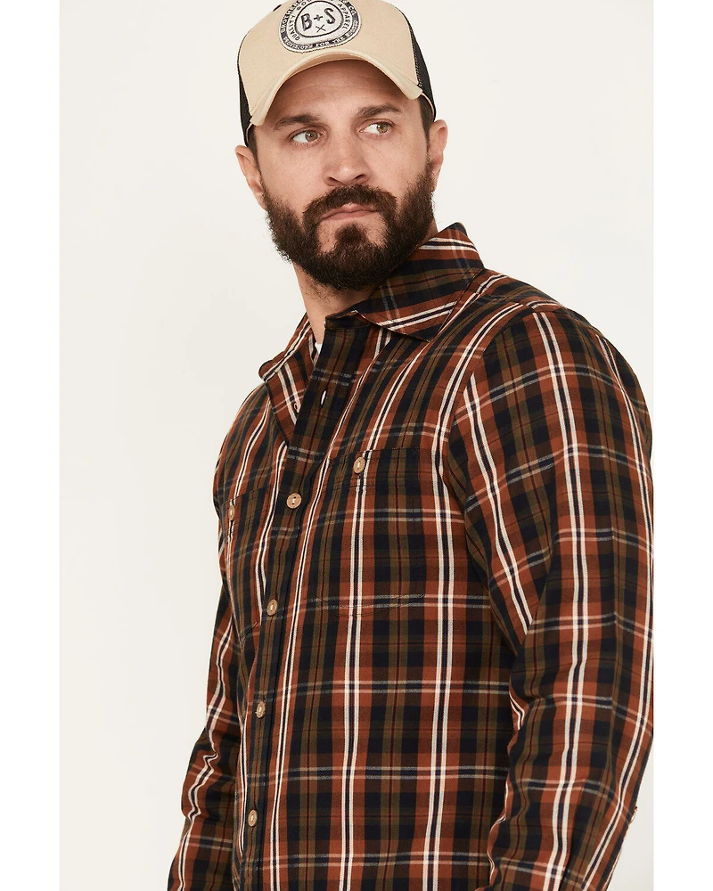 Resistol Men's Lamar Plaid Button Down Western Shirt