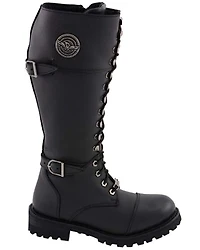 Milwaukee Leather Women's Front Toe Cap Riding Boots - Round