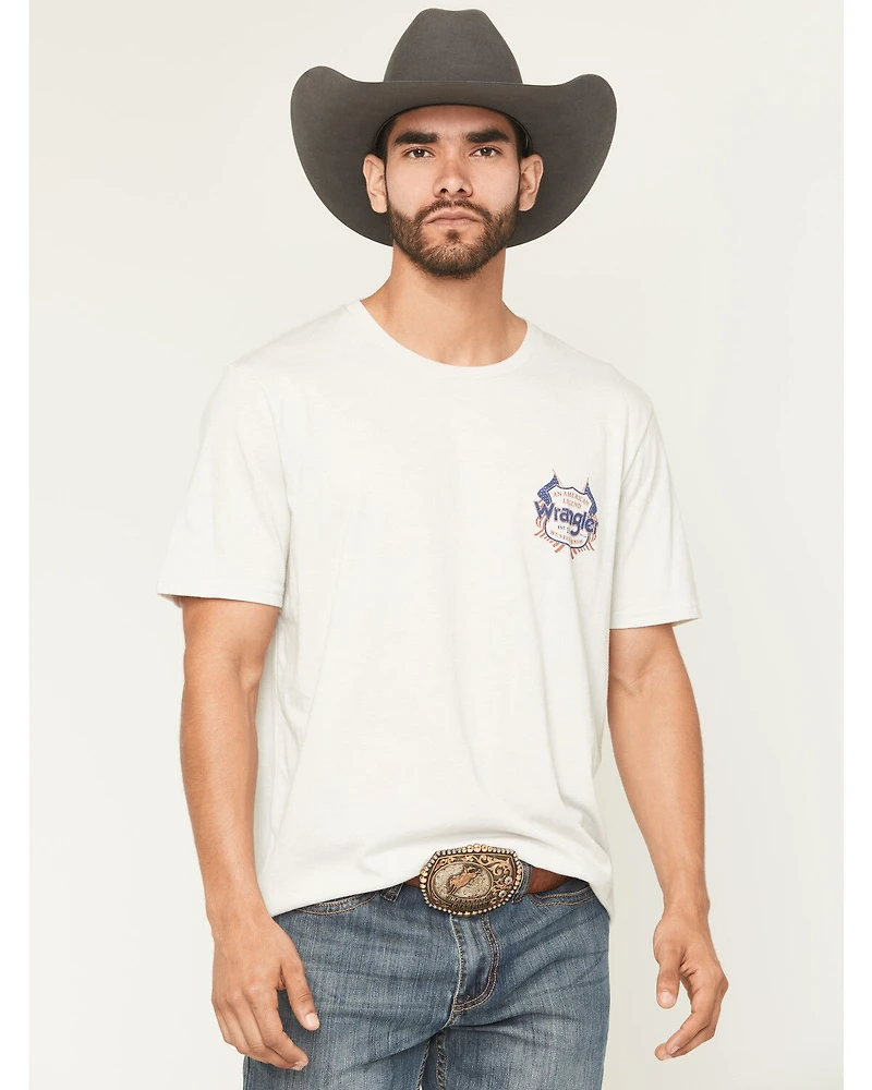 Wrangler Men's American Logo Short Sleeve Graphic T-Shirt