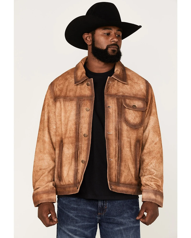 Scully Men's Solid Button Down Jacket