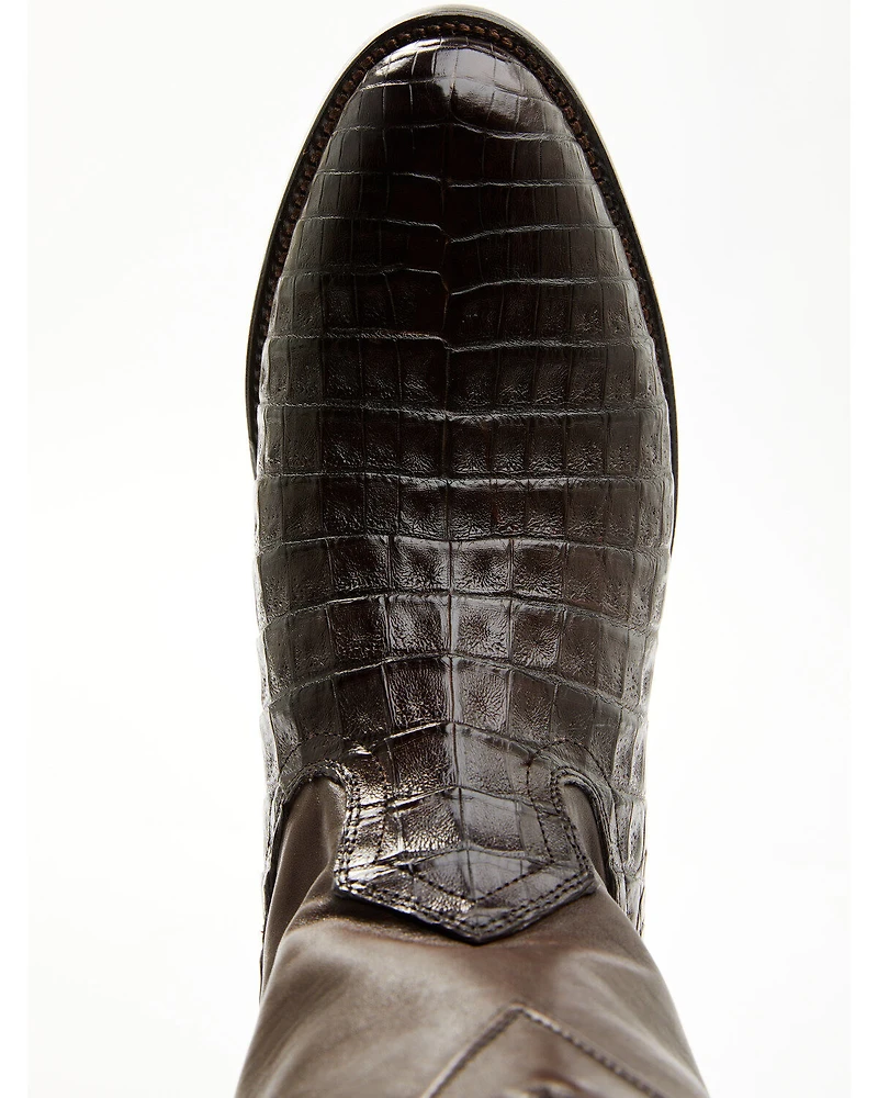 Cody James Black 1978® Men's Carmen Exotic Caiman Belly Roper Boots - Round Toe