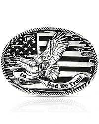 Montana Silversmiths Men's In God We Trust Patriotic Belt Buckle
