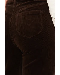Cleo + Wolf Women's High Rise Loose Corduroy Wide Jeans