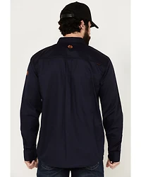Hawx Men's FR Woven Long Sleeve Button-Down Work Shirt - Big