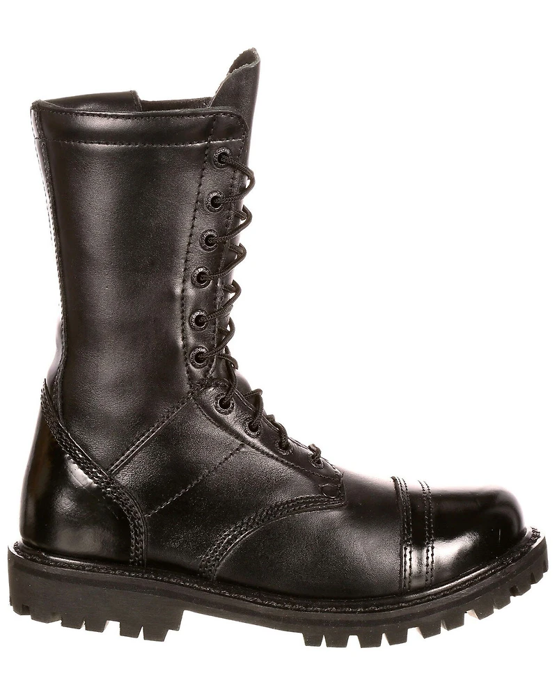 Rocky Women's Side Zipper Work Boots - Round Toe