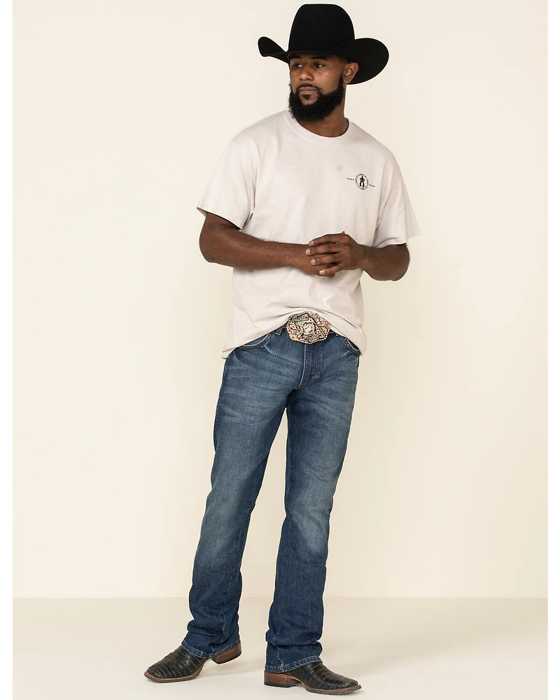 Cowboy Up Men's or Shut Short Sleeve Graphic T-Shirt