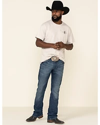 Cowboy Up Men's or Shut Short Sleeve Graphic T-Shirt