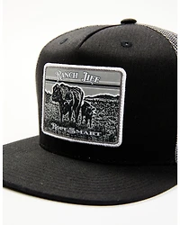 RopeSmart Men's Monochrome Ranch Life Trucker Cap