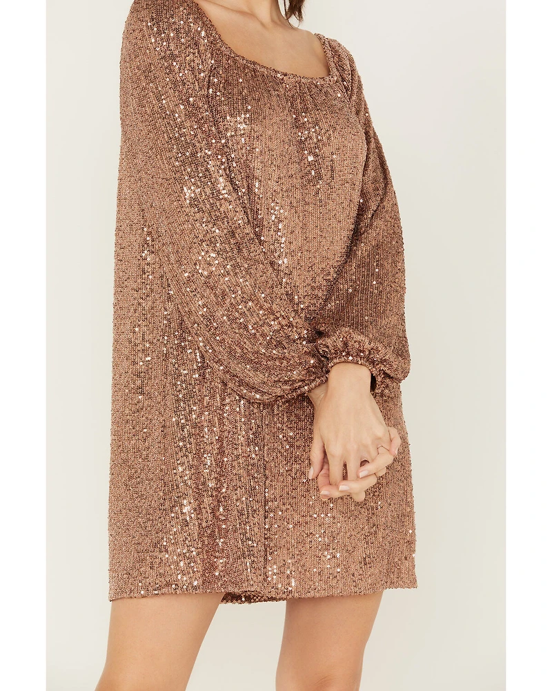Sadie & Sage Women's Inferno Sequin Mini Dress