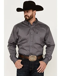 Ariat Men's Team Logo Twill Long Sleeve Button-Down Western Shirt