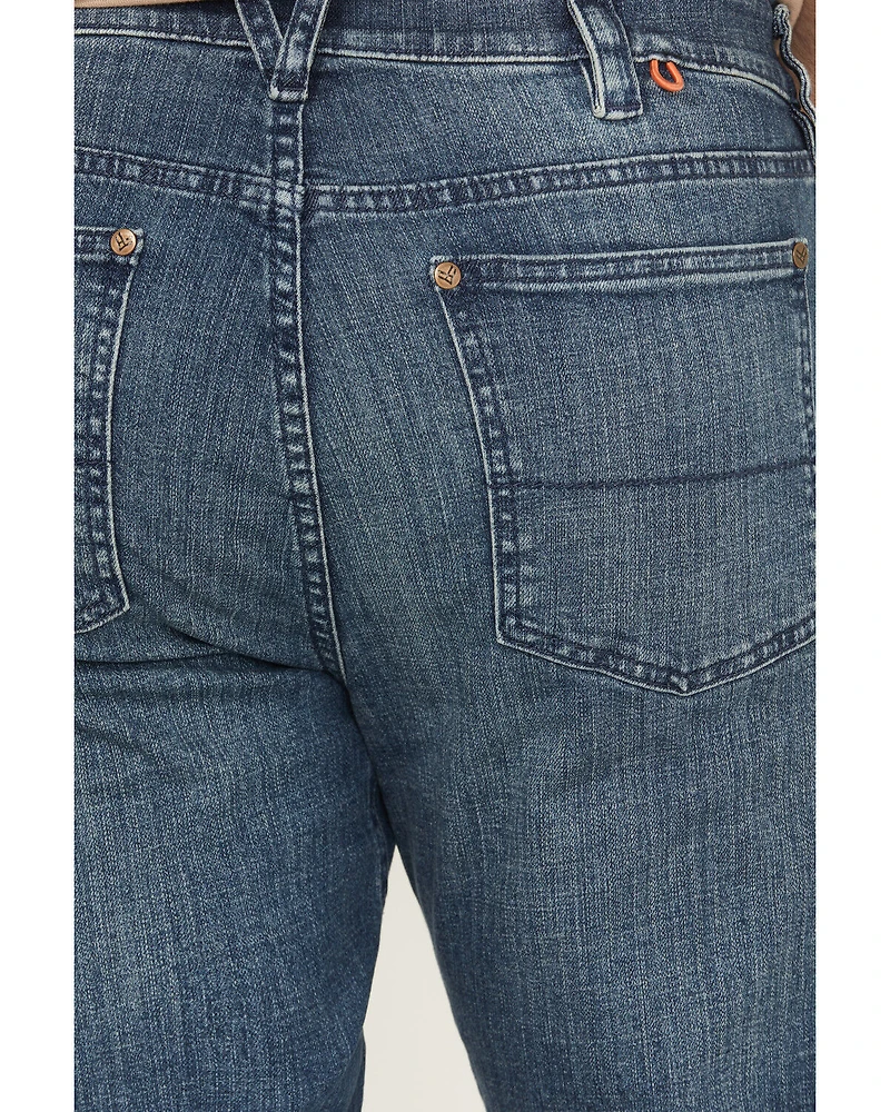 Hawx Men's Heritage Medium Wash Denim Work Jeans