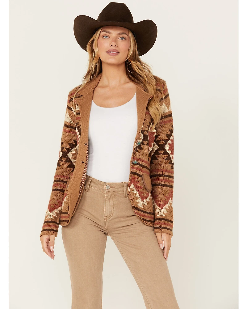 Tasha Polizzi Women's Southwestern Print Felina Blazer