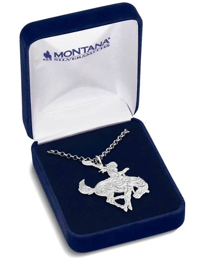 Montana Silversmiths Women's Cowgirl Bronc Rider Necklace
