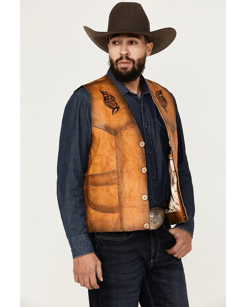 Kobler Leather Men's Eagle Vest