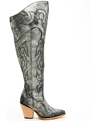 Corral Women's Metallic Tall Western Boots - Snip Toe