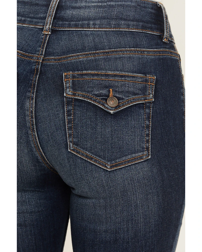 Shyanne Women's Celeste High Rise Bootcut Stretch Denim Jeans