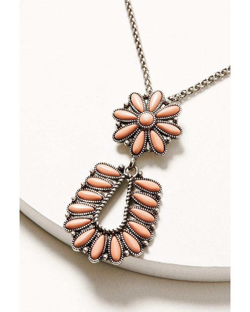 Shyanne Women's Pink Pendant Necklace