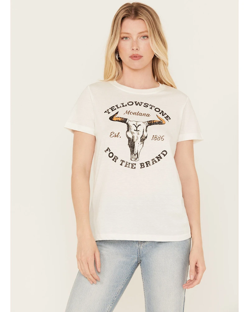 Paramount Network's Yellowstone Women's Dutton Ranch Short Sleeve Graphic Tee