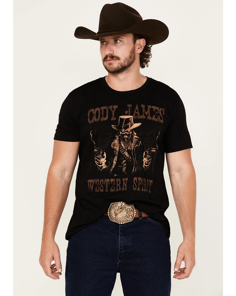 Cody James Men's Ghost Gunslinger Short Sleeve Graphic T-Shirt