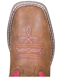 Smoky Mountain Little Girls' Tracie Western Boots - Square Toe