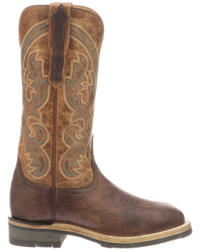 Lucchese Women's Ruth Cowhide Leather Western Boot - Square Toe