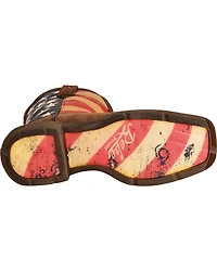 Durango Men's Patriotic Square Toe Western Boots