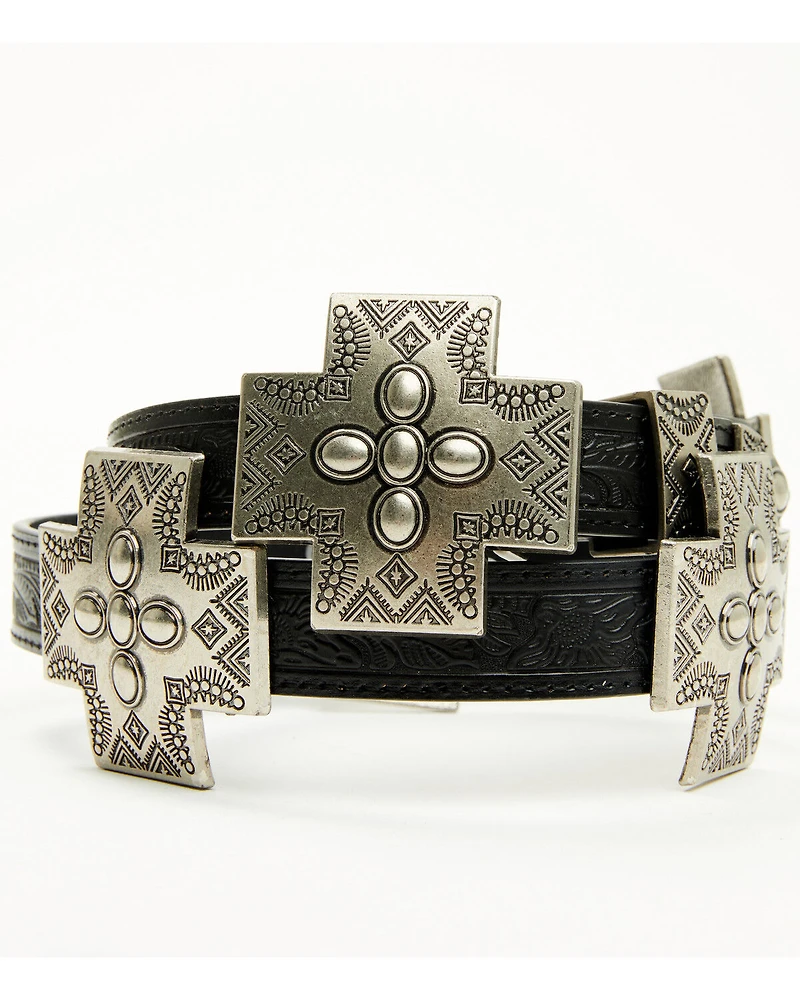 Shyanne Women's Esme Cross Concho Belt