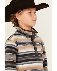 Cinch Boys' Striped Polar Fleece Pullover