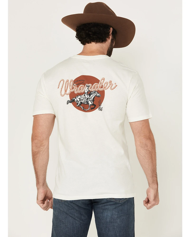 Wrangler Men's Boot Barn Exclusive Roping Logo Short Sleeve Graphic T-Shirt