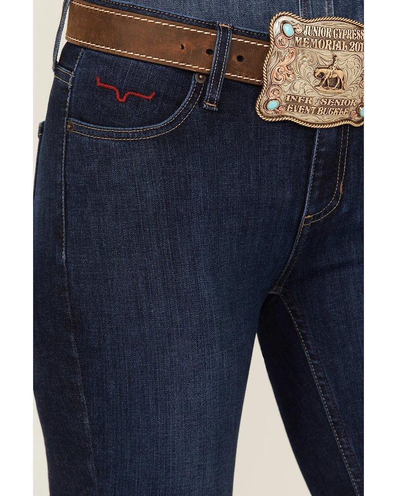 Kimes Ranch Women's Dark Wash Chloe Flare Bootcut Jeans