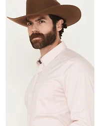 Cody James Men's Performance Twill Solid Long Sleeve Button-Down Stretch Western Shirt