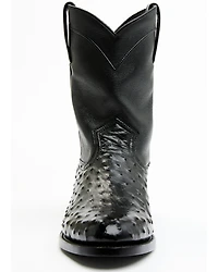 Cody James Black 1978® Men's Carmen Exotic Full-Quill Ostrich Roper Boots - Round Toe