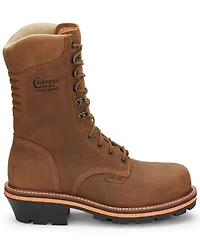 Chippewa Men's Thunderstruck 10" Waterproof Insulated Lace-Up Work Logger Boot - Nano Composite Toe