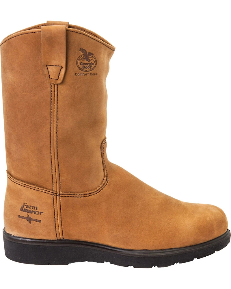 Georgia Men's Farm & Ranch Wellington CC Work Boots