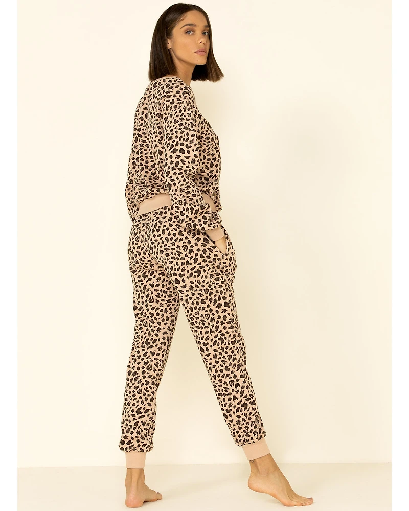 Velvet Heart Women's Leopard Jogger Pants