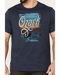 Brothers and Sons Men's Navy Ozark National Forest Graphic Short Sleeve T-Shirt