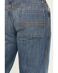 Cinch Men's Grant Medium Wash Relaxed Bootcut Rigid Utility Denim Jeans
