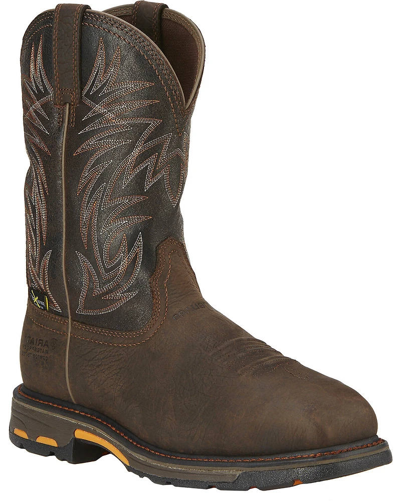 Ariat Men's WorkHog® Waterproof Met Guard Western Work Boots - Composite Toe