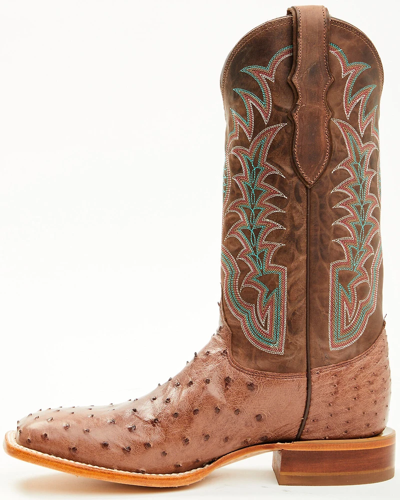 Justin Men's Chisolm Exotic Ostrich Western Boots