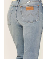 Wrangler Women's Medium Wash Westward Mid Rise Bootcut Stretch Denim Jeans