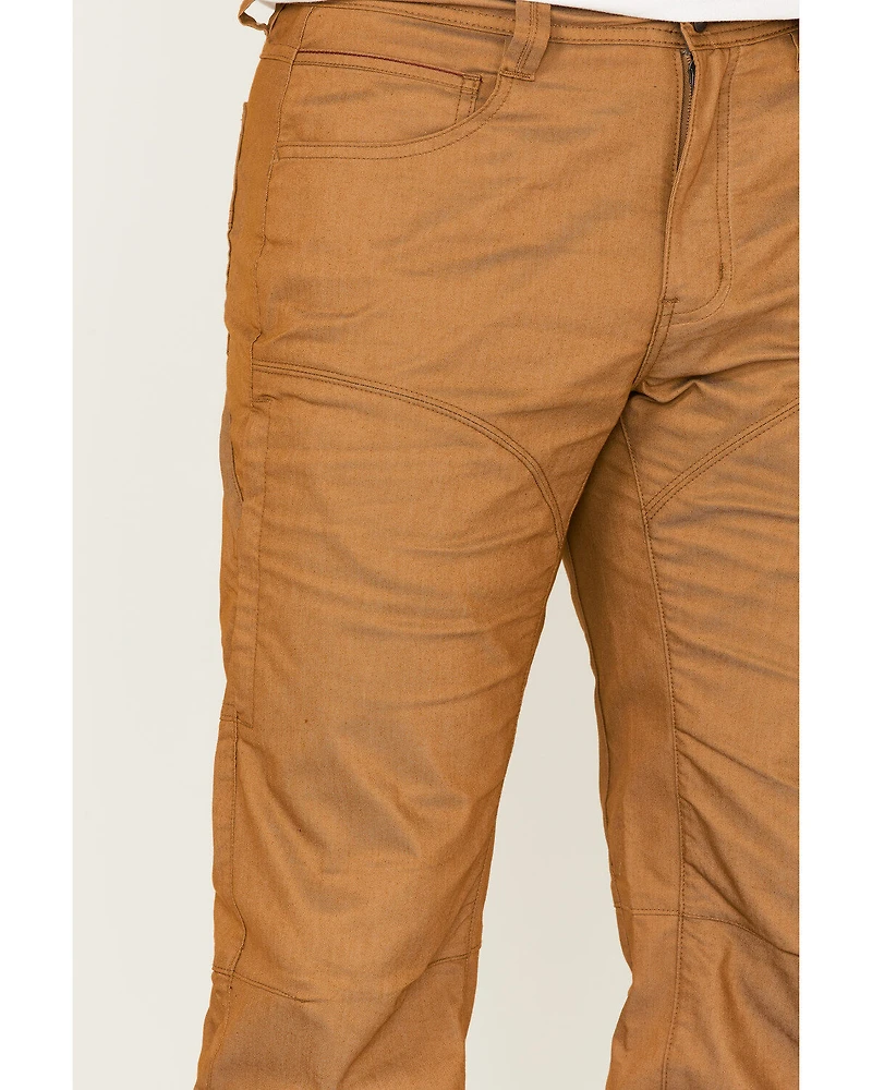 Brothers and Sons Men's Outdoor Utility Khaki Stretch Carpenter Pants