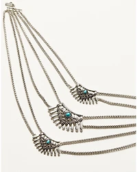Idyllwind Women's Silver Multi-Strand Montgomery Necklace