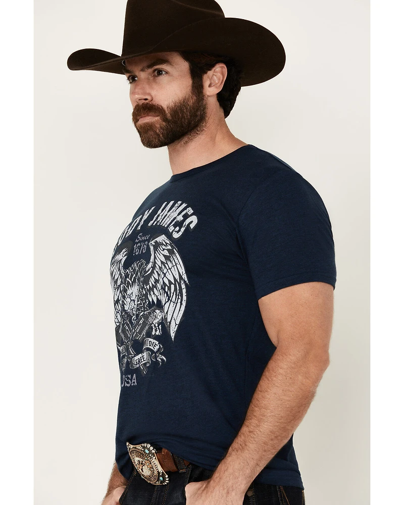 Cody James Men's Freedom Eagle Short Sleeve Graphic T-Shirt