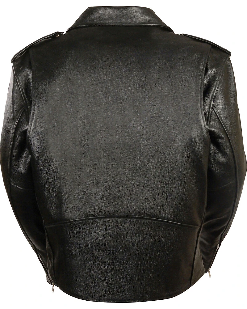 Milwaukee Leather Men's Classic Police Style M/C Jacket