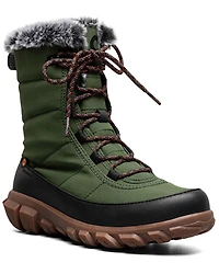 Bogs Women's Cedar Quilt Lace Waterproof Boots - Round Toe