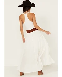 Shyanne Women's Lace Inset Maxi Skirt